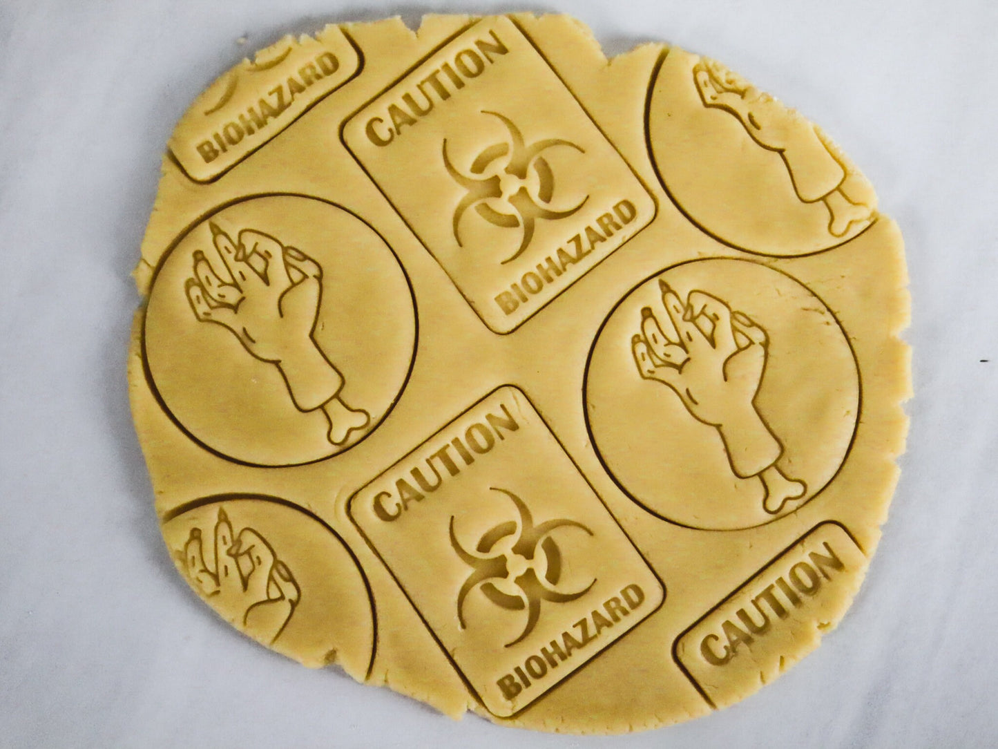 Biohazard Caution Sign Cookie Cutter: Craft Quirky & Cautious Treats!