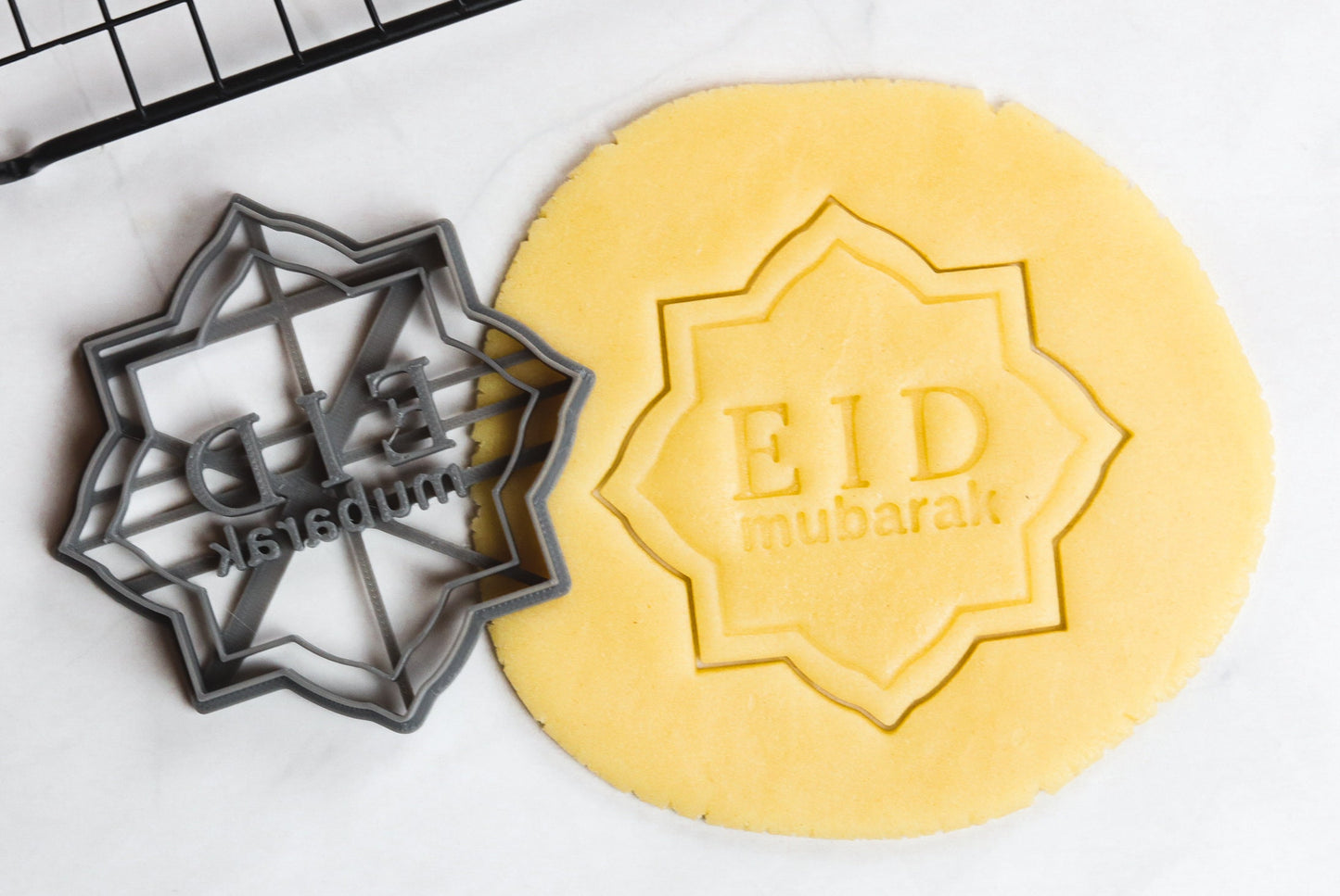 Eid Mubarak Cookie Cutter Fondant Embosser Ramadan Treats