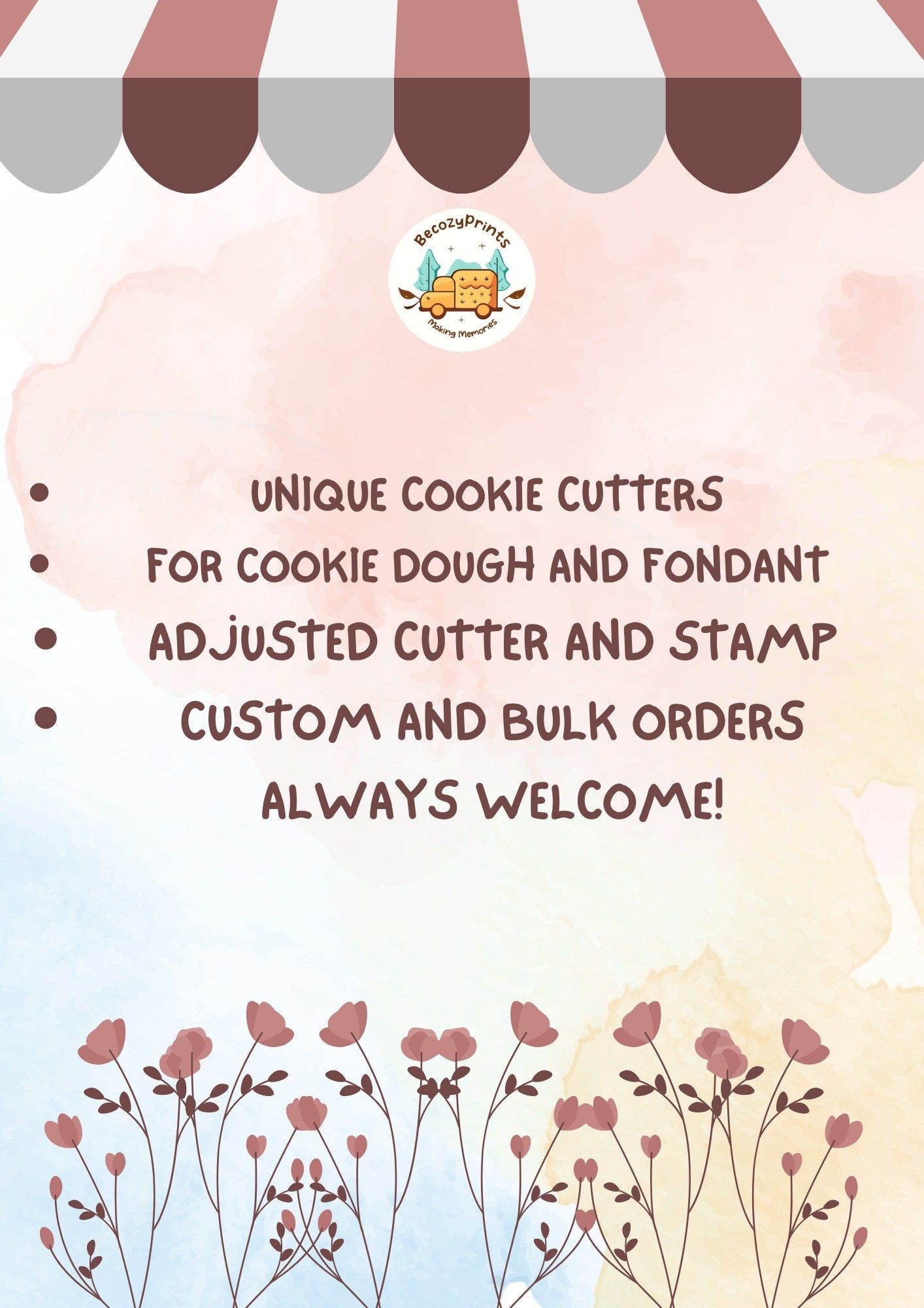 Stained Glass Window Cookie Cutter | Church Cross Fondant Cutter | 3 Sizes Available