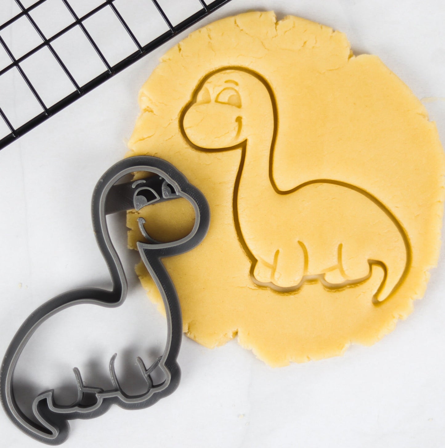 Cute Dinosaurs Cookie Cutter Set - Dino Cookie Stencil