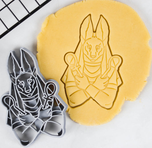 Anubis Cookie Cutter - Add a Touch of Ancient Egypt to Your Baking & Crafting - 10.5cm x 7cm - PLA