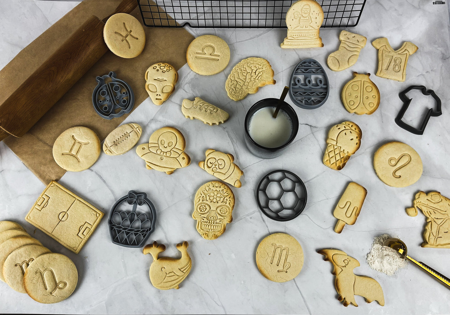 Fuck You Sign Fuck Off Middle Finger Hand Fingers Cookie Cutter Pastry Fondant Dough Biscuit