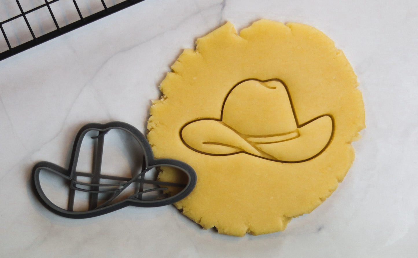 Texas Bundesstaat-Karten-Ausstechform - USA Cowboyhut - Fondant, Teig & mehr